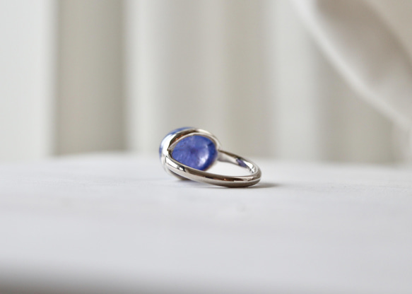 青紫のflowerタンザナイト ring 5枚目の画像