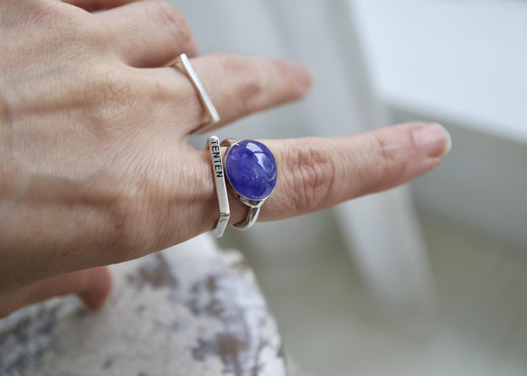 青紫のflowerタンザナイト ring 7枚目の画像