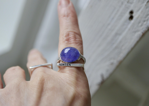 青紫のflowerタンザナイト ring 6枚目の画像