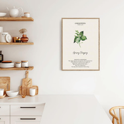 キッチンポスター　/ i0601 / 春のハーブや花 ボタニカル　インテリアポスター 5枚目の画像