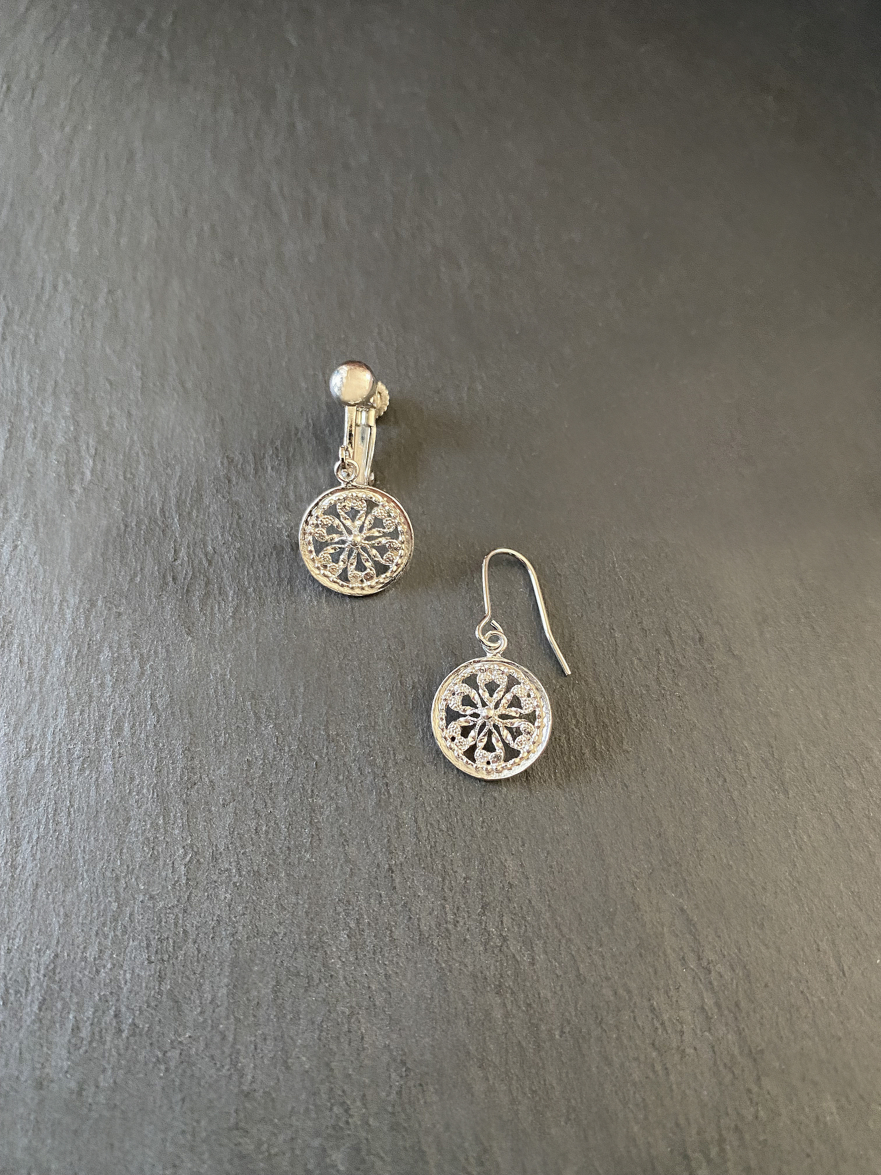 【銀線細工】Circle(S)ピアスorイヤリング/SV925