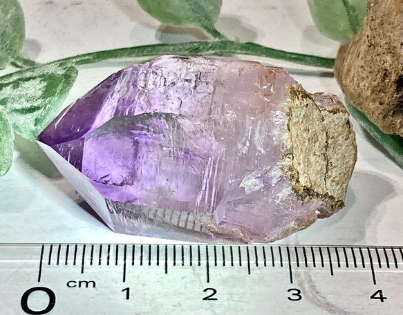 女神が宿る紫水晶✨　虹入り　ベラクルス アメジスト　ラフストーン　原石 5枚目の画像