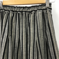 柔らか　二重織ジャガード地　タック　ギャザー　スカート 2枚目の画像