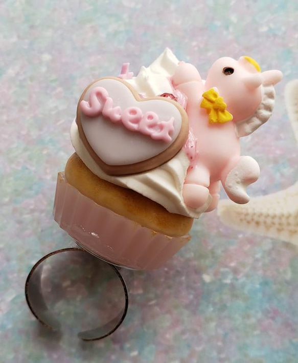 フェイクケーキ Sugar ハンドメイド ピンク ローズ 【公式通販】