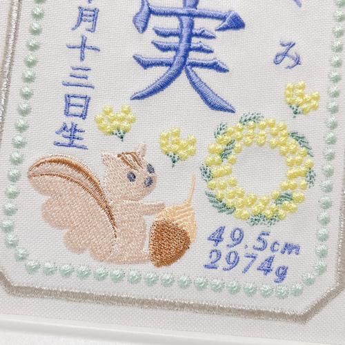 専用　命名書　つまみ細工　刺繍　ネームボード　名前旗　オーダー 命名書 つまみ細工 刺繍 ネームボード バースボード おしゃれ