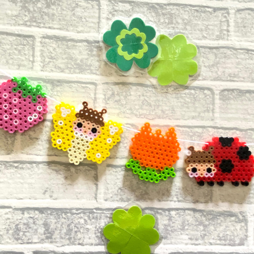 春のお花と虫さんたちのガーランド ガーランド fun time877 通販 