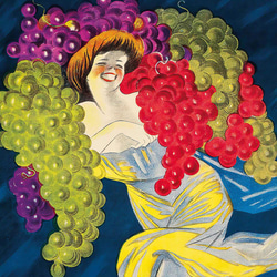 【NO.365】葡萄を抱える女性アートポスター☆ボタニカルブドウスタイリッシュおしゃれインテリア★A3A2A1B4B3 3枚目の画像