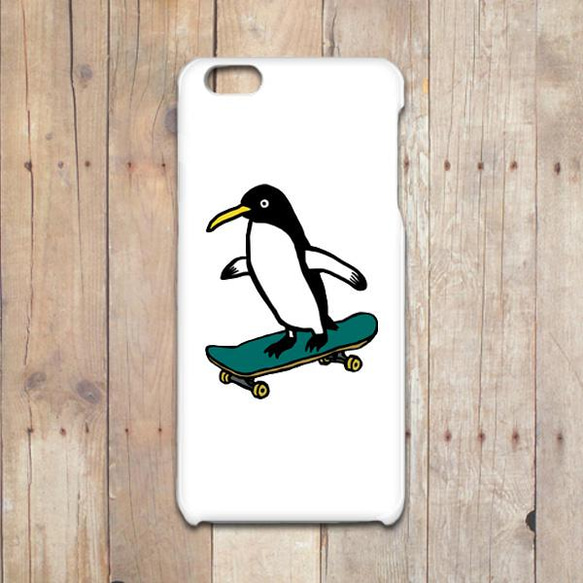 ペンギン  スケーター #2　 iphoneスマホケース 1枚目の画像