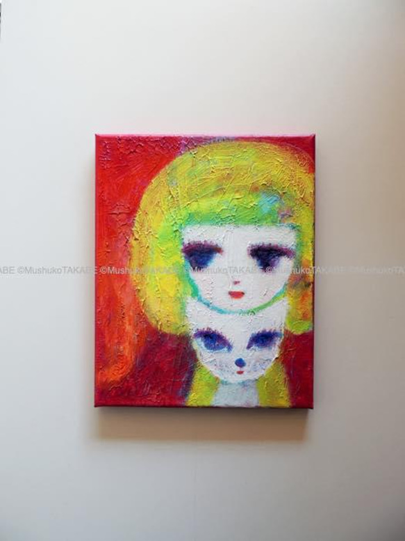 [I trust you] #small_painting #art #絵 #アート 6枚目の画像