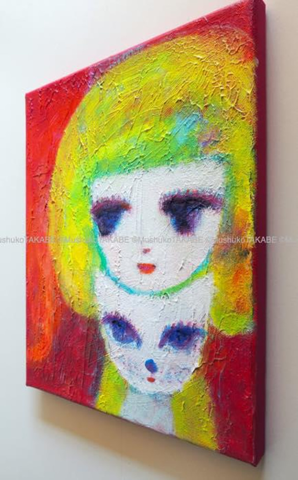 [I trust you] #small_painting #art #絵 #アート 2枚目の画像