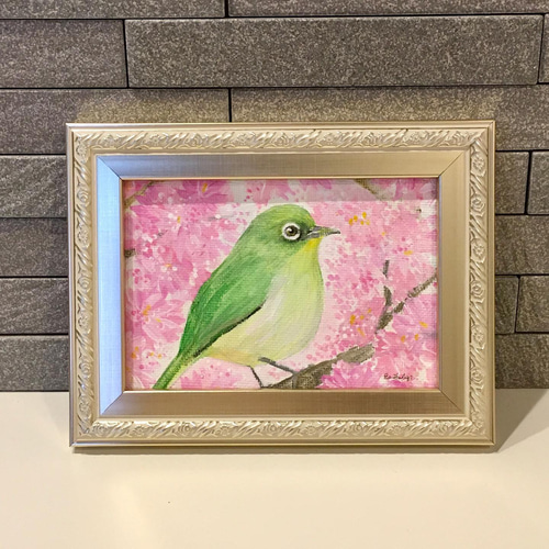 額入りアクリル画