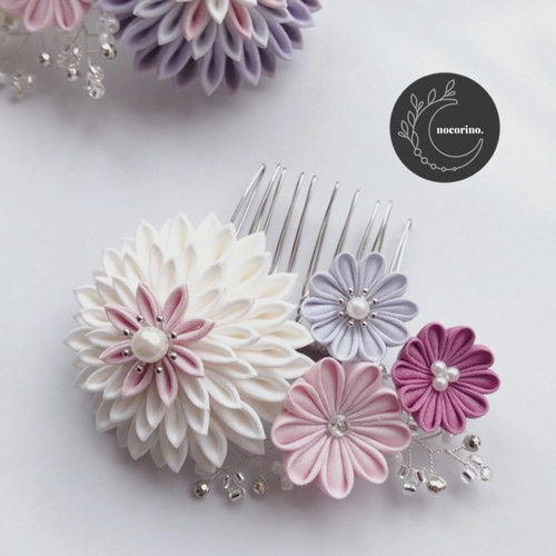 つまみ細工 髪飾り かんざし nocorino. 通販 13626029｜Creema(クリーマ)
