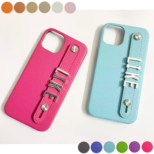 ①ショルダーOK【オーダー専用スマホケース】手帳ケース(留部分:生地貼り無し) ①ショルダーOK【オーダー専用スマホケース】手帳ケース(留部分