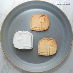 グランドピアノのクッキー型（クッキースタンプ付き） クッキー