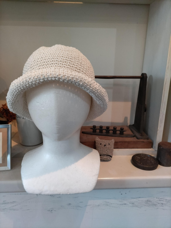 春夏用の帽子※再販-0137 3枚目の画像