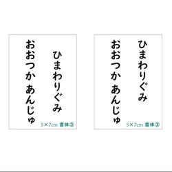 ★【5×7cm2枚分】アイロン接着タイプ・ゼッケン・ホワイト・体操服 12枚目の画像