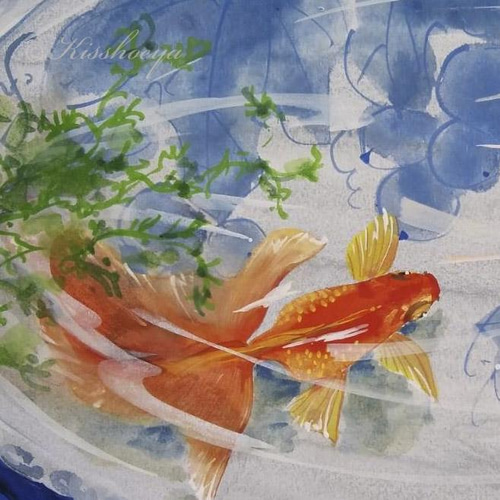 絵画金魚 絵画金魚