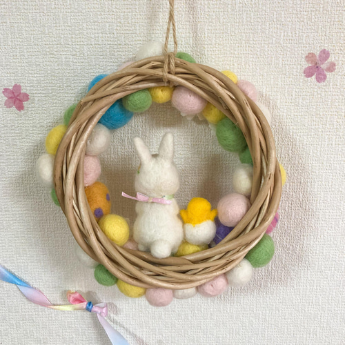 ✨イースター前セール✨美品　ドイツ　イースターうさぎ イースターうさぎ🐰 もうすぐイースター🐣 ダイソーでカラフルな