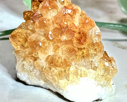 シトリンクォーツクラスター✨ハート型✨台座付き✨ シトリンクォーツクラスター✨ハート型✨台座付き✨ 黄水晶