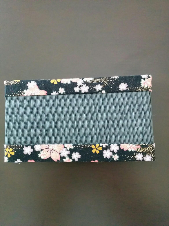 黒の桜のミニ畳 2枚目の画像