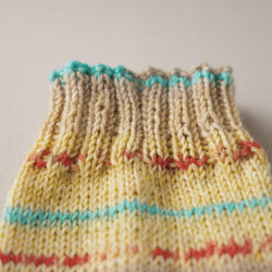 手編みの靴下　マチ多め　甲高さんにも◯ 8枚目の画像