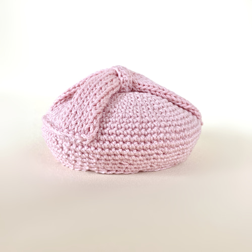 29色＊推し色で作るぬい用バックリボンベレー帽＊手編みニット＊送料