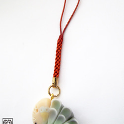 【オーダー】セキセイインコの根付【和菓子風】 4枚目の画像