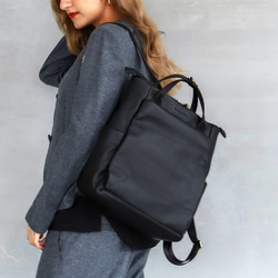 美品 A4収納可能◎Less 3way リュックサック レザー ブラック 黒 楽天市場】A4 送料無料 3way バック リュック バックパック 牛革