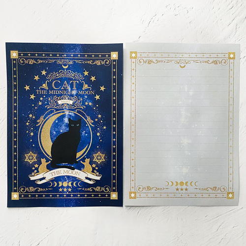 猫の魔導書 〜THE MOONLIGHT CAT〜 レターセット レターセット LALA