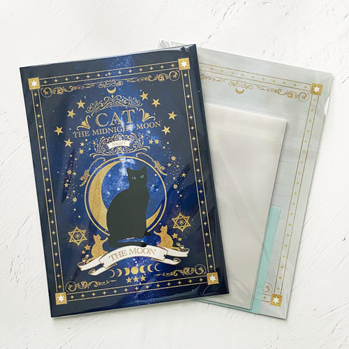 猫の魔導書 〜THE MOONLIGHT CAT〜 レターセット レターセット LALA