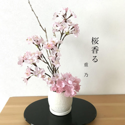 SALE！　creema限定  新作　桜〜花台付き 4枚目の画像