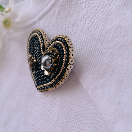ZARZUELAS PARIS ハート ブローチ ZARZUELAS PARIS ハート ブローチ