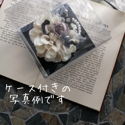 附包裝♡藍色大麗花和蝴蝶蘭胸花 入學儀式 畢業典禮 畢業 第6張的照片