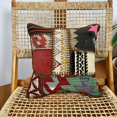 キリム パッチワークキリム クッションカバー トルコ 【公式通販】