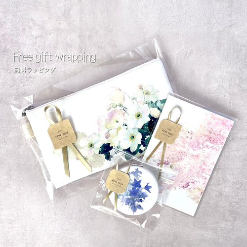桜・紫陽花追加 / -日記や手帳にもおすすめ-ハガキサイズの透明