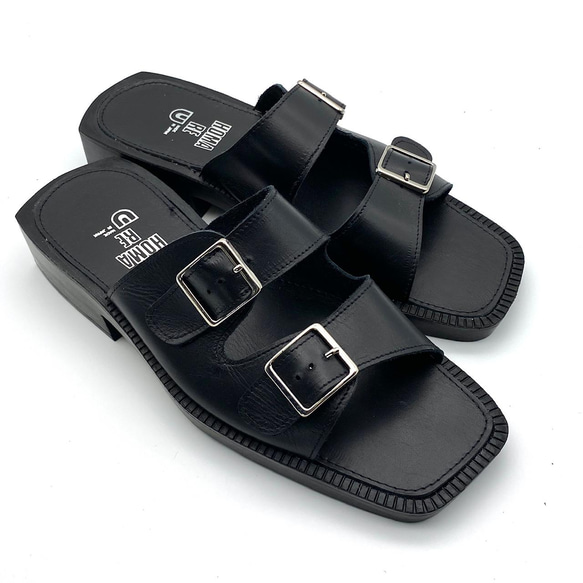 HOMARE DoubleBelt Leather Sandals MEN'S 日本製　【国内送料は無料です】　 2枚目の画像