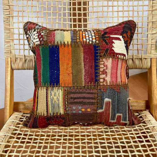 キリム パッチワークキリム クッションカバー トルコ 【公式通販】