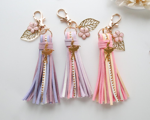 楽天市場】Mermaid jewelry バンダナデニムタッセルキーホルダー