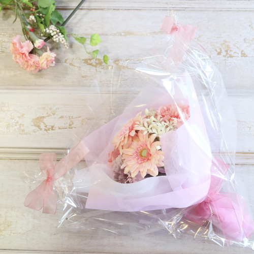 カーネーション・ガーベラの花束 誕生日 記念日 ギフト アート