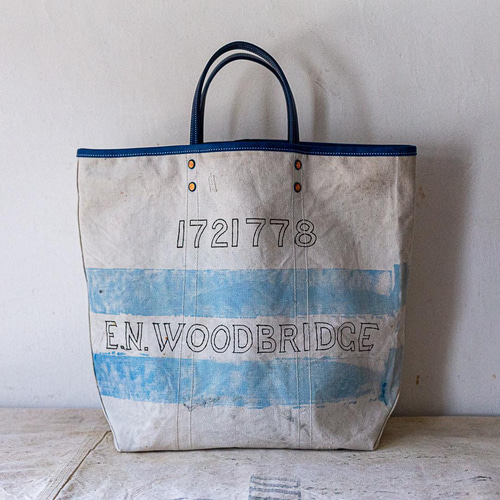 ヴィンテージトートバッグ 生成り size L