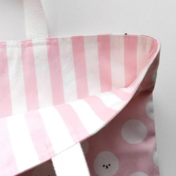 ☆入園入学☆ビションフリーゼドットのレッスンバッグ ～ピンク～ 3枚目の画像
