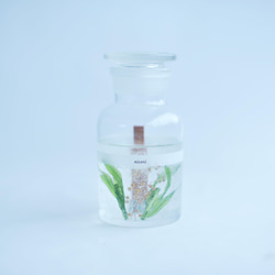 期間限定♡ギフトに！春のミモザ/ 音の出るアロマキャンドル／BOTANICAL BOTTLE 4枚目の画像