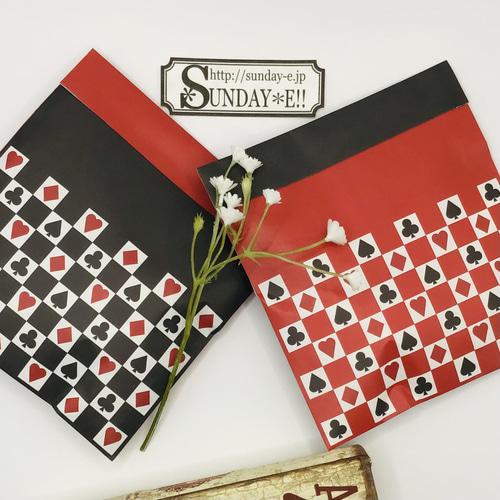 トランプの紙袋 ラッピング袋 SUNDAY*E!! 通販 13631774｜Creema
