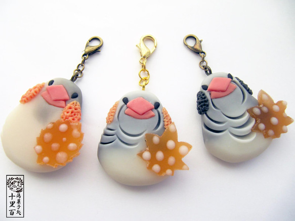 【オーダー】キンカチョウ【和菓子風】 2枚目の画像