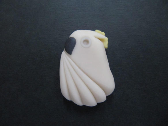 【オーダー】キバタン【和菓子風】 1枚目の画像