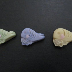 【オーダー】サザナミインコ【和菓子風】 1枚目の画像