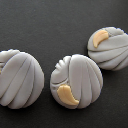 【オーダー】ハシビロコウ【和菓子風】 2枚目の画像