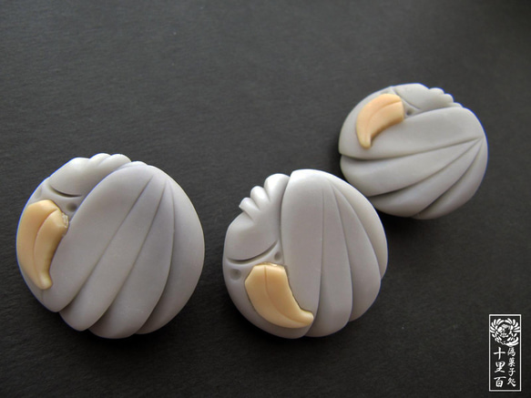 【オーダー】ハシビロコウ【和菓子風】 2枚目の画像