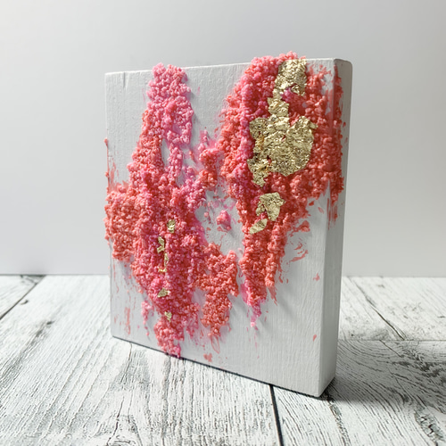 抽象画 「桜」 アート ピンク 桜 インテリア 絵画 絵画 九七 ー