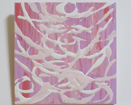 0004　絵画　幻想的　ピンク　抽象画 befc89711b7bed7b359a985dafdca0